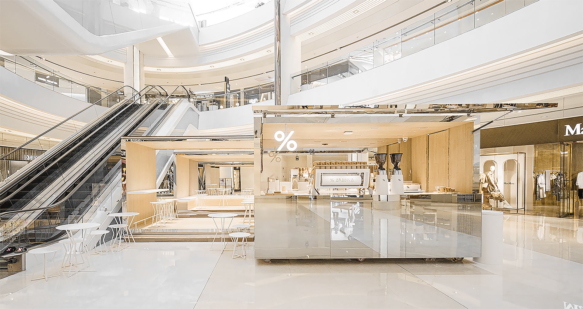 % Arabica Traveling Chameleon Kiosk